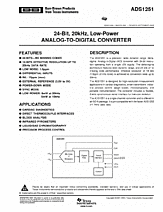 DataSheet ADS1251 pdf